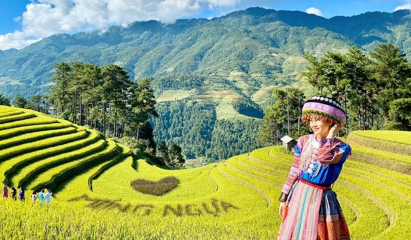 Ruộng bậc thang là biểu tượng nổi bật nhất khi nhắc đến vẻ đẹp của Mù Cang Chải