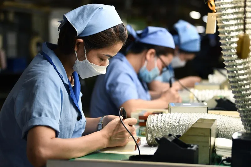 Thu nhập cải thiện giúp người lao động an tâm sản xuất và nâng cao chất lượng cuộc sống.